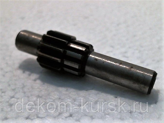 Вал-шестерня рубанка Калибр РР-1800, Z=12 от компании СЦ "Деком" - недорогие запчасти для насосов, компрессоров, инструмента - фото 1