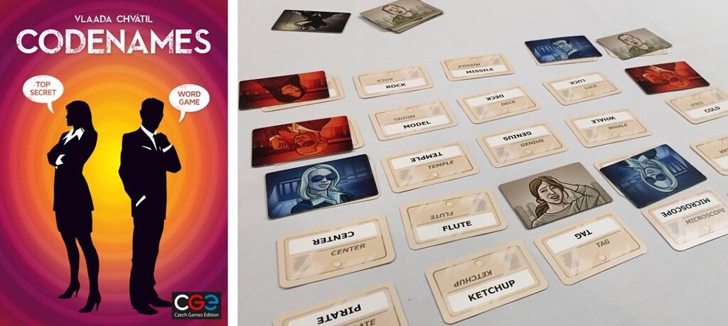 Codenames - настольная игра от компании Ресторан и Игровой центр Space Place - фото 1