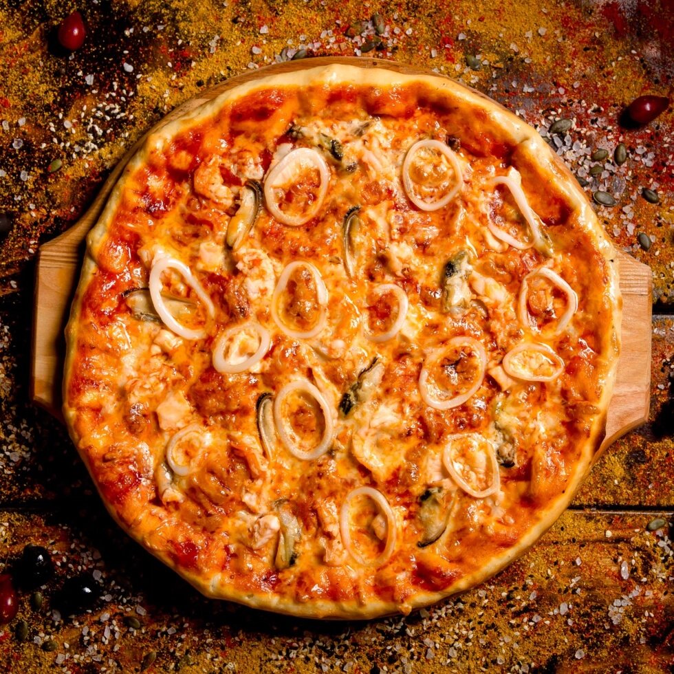 Пицца "Морская" 35см от компании Ресторан и Игровой центр Space Place - фото 1