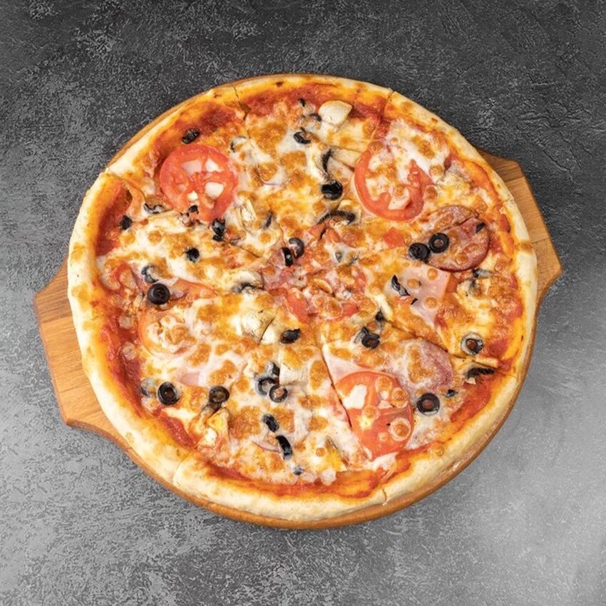 Пицца мясная 35см от компании Ресторан и Игровой центр Space Place - фото 1