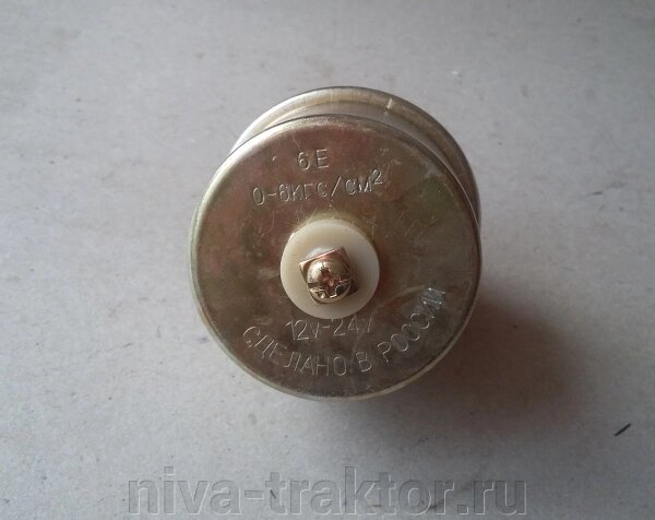 Датчик ДД-6Е давления масла от компании НИВА-ТРАКТОР - фото 1