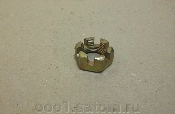 Гайка М18*1 5-6Н-019 наконечника (корончатая) МТЗ-82 -1221 (САЗ)