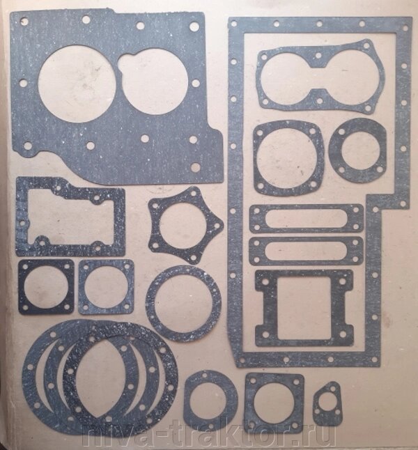 Комплект прокладок КПП Т-25 полный (паронит) от компании НИВА-ТРАКТОР - фото 1