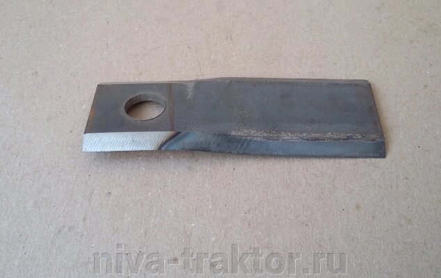 Нож 29.438-01 гнутый длинный левый от компании НИВА-ТРАКТОР - фото 1