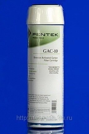 Угольный гранулированный картридж Pentek GAC-10 (США) от компании Системы Очистки Воды - фото 1