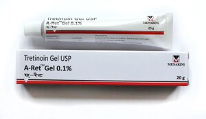 Tretinoin Gel USP A-Ret Gel 0.1% (Третиноин Гель ЮСП А-Рет Гель 0,1%) 20гр