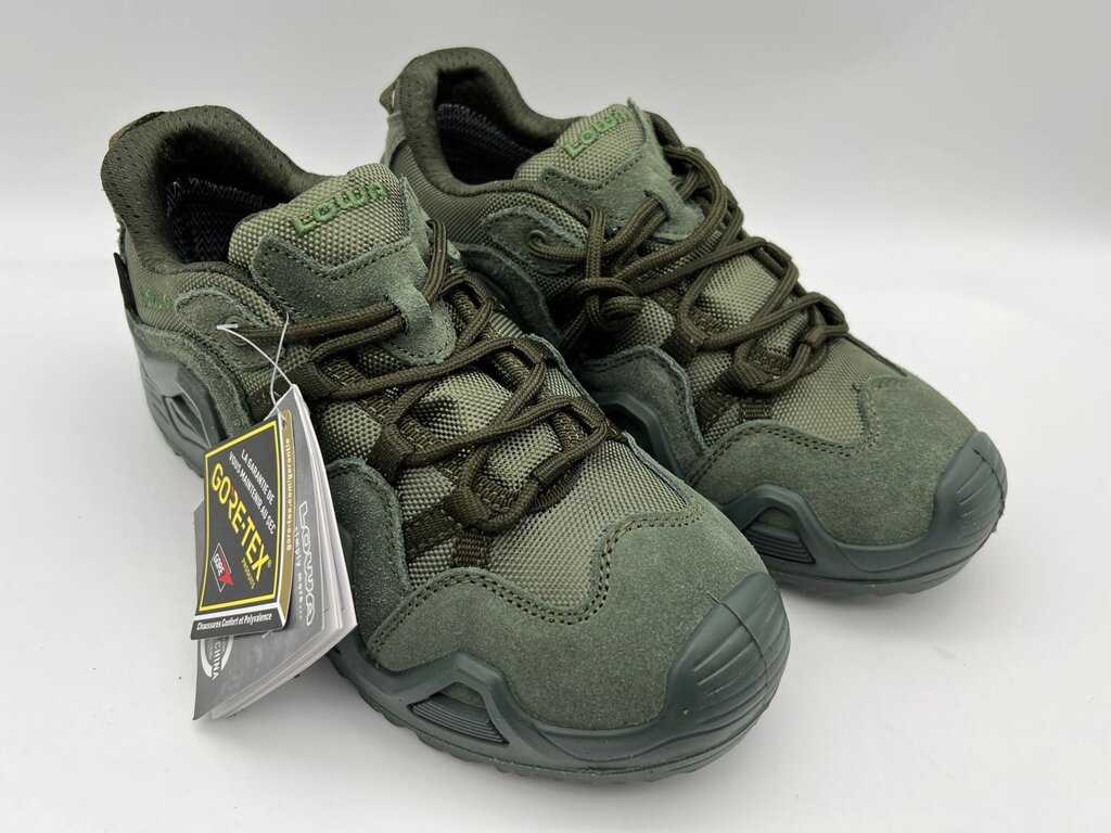 Кроссовки тактические треккинговые LOWA низкие ботинки Олива/зеленый от компании Фармация Трейд - фото 1