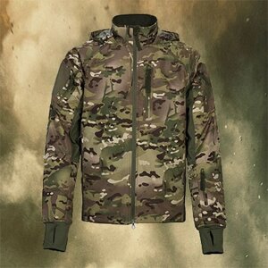 Куртка-ветровка тактическая Jungle джунгли, цвет мультикам