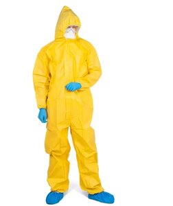 Комбинезон химической защиты желтый 75гр/м2 / Комбинезон DuPont Tychem 2000С