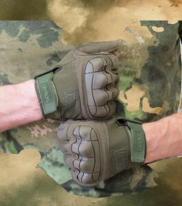 Перчатки тактические с защитой пальцев MECHANIX M-Pact