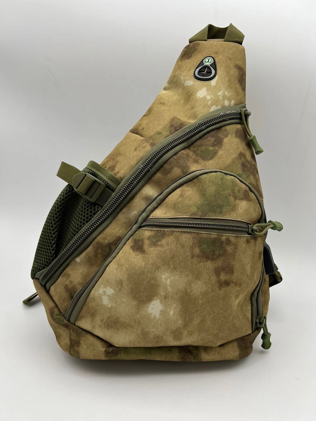 Рюкзак-сумка однолямочный тактический  через плечо. Цвет: Олива, Мультикам, Мох, Черный от компании Фармация Трейд - фото 1