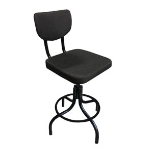 Стул Квадро (мягкий, винт h450-570, кольцо, кожзам) винтовое кресло