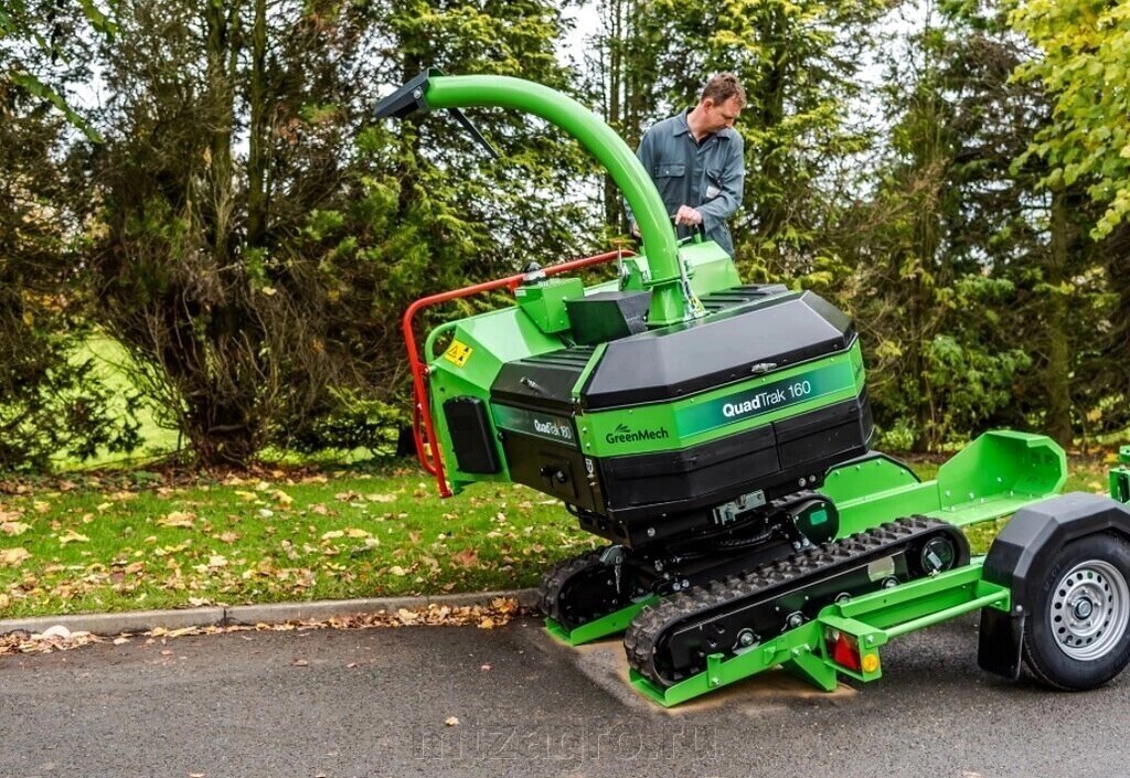 Измельчитель веток Greenmech QuadTrak 160p от компании ООО "МТЗ-АГРО" - фото 1