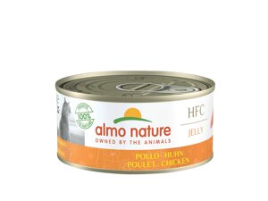 Almo Nature консервы для кошек, курица в желе, 55% мяса (150 г)
