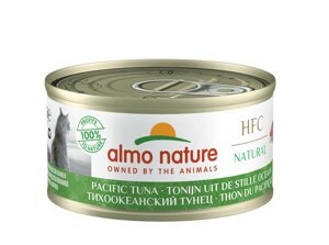 Almo Nature консервы для кошек, с тихоокеанским тунцом (150 г)