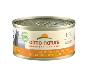 Almo Nature консервы для котят, с курицей (70 г)