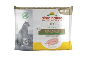 Almo Nature консервы набор паучей с куриным филе для кошек (6x55 гр) (2,64 кг)