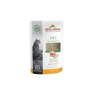 Almo Nature консервы паучи для кошек "Куриная Грудка" 99,5% мяса (1,32 кг)