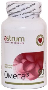 Астролеум Комплекс Омега-3, 90 капсул, Astrum