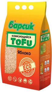 Барсик комкующийся наполнитель TOFU Яблоко (2,3 кг)