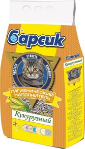 Барсик кукурузный наполнитель "Барсик"2,6 кг)