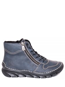 Ботинки Rieker женские зимние, размер 38, цвет синий, артикул 55051-14