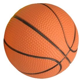 Camon игрушка Мяч баскетбольный резиновый, оранжевый (125 г)