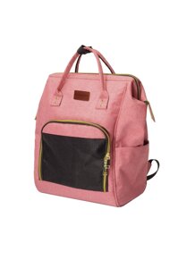 Camon рюкзак-переноска "Pet Fashion" для животных розовый деним (30*20*43)