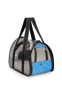 Camon сумка-переноска прозрачная, 42x25x25 см, голубая (670 г)