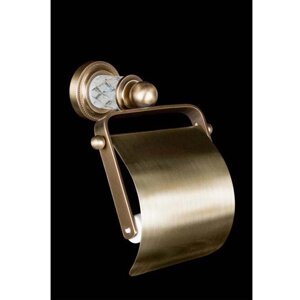 Держатель туалетной бумаги Boheme Murano Crystal 10901-CRST-BR Luxury optons с крышкой