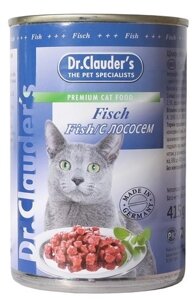 Dr. Clauder's консервы для кошек c лососем (415 г)