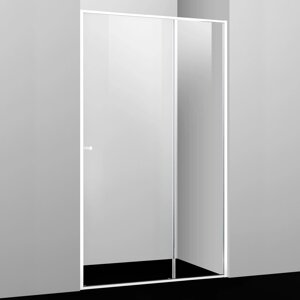 Душевая дверь в нишу WasserKRAFT Rhin 44S05 120х200 профиль белый, стекло прозрачное