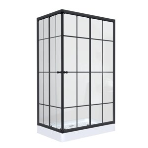 Душевой уголок Niagara Nova NG-0120-14 120х80х195 квадратный, стекло прозрачное, с поддоном