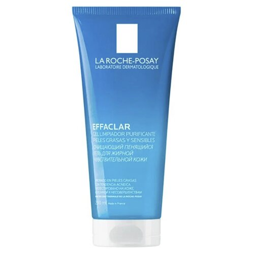 EFFACLAR Очищающий пенящийся гель для жирной кожи, 200 мл, LA ROCHE POSAY