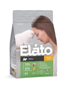 Elato корм для котят с курицей и уткой (300 г)