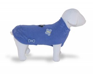 Ferribiella одежда свитер "Очаровательные бабочки", синий (20 см)