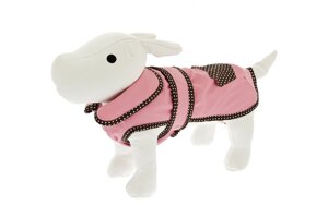 Ferribiella одежда утепленный плащ-дождевик "Ретро", розовый (24 см)