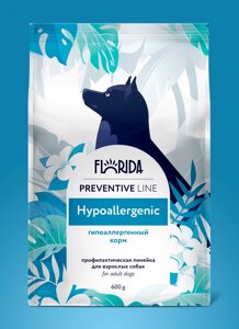 Florida Preventive Line hypoallergenic сухой корм для собак "Гипоаллергенный"600 г)