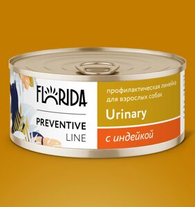 Florida Preventive Line консервы urinary для собак "Профилактика образования мочевых камней" с индейкой (100 г)
