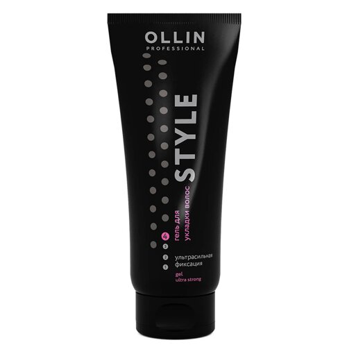 Гель для укладки волос ультрасильной фиксации Style Gel Ultra Strong, 200 мл, OLLIN