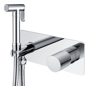 Гигиенический душ Boheme Stick 127-CRCR. 2 со смесителем, с внутренней частью, хром touch