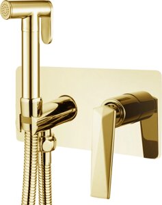 Гигиенический душ Boheme Venturo 387 со смесителем, золото