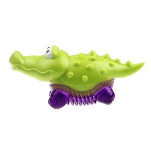GiGwi крокодильчик, игрушка с пищалкой,10 см (65 г)