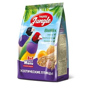 Happy Jungle корм для экзотических птиц 500 г (500 г)
