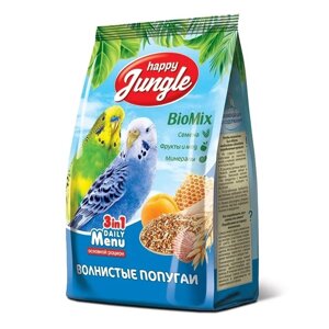 Happy Jungle корм для волнистых попугаев 500 г (500 г)