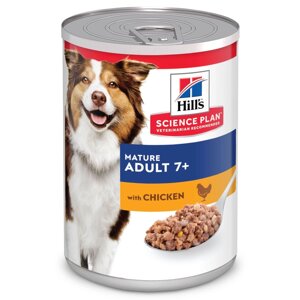 Hill's консервы консервы для пожилых собак с курицей (Mature Adult) (370 г)