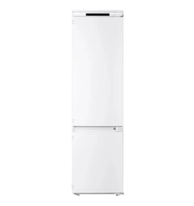 Холодильник LEX LBI 193.0D встраиваемый, двухкамерный, белый