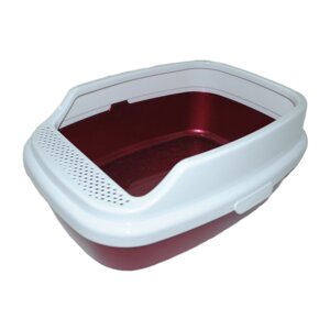 Homecat туалет De Luxe с бортиком, красный перламутр (500 г)
