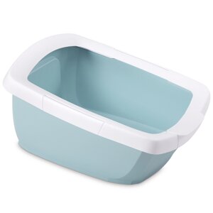 IMAC туалет-лоток для кошек с высокими бортами, пастельно голубой (1,73 кг)