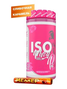 ISO WHEY 100% (изолят сывороточного протеина) , вкус Сливочная Карамель, 300 г, PinkPower